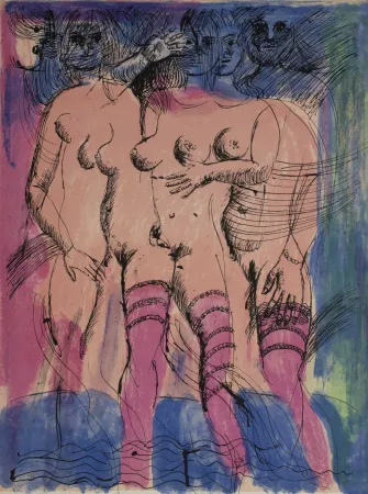 Lithograph Cassinari - Leggenda indiana