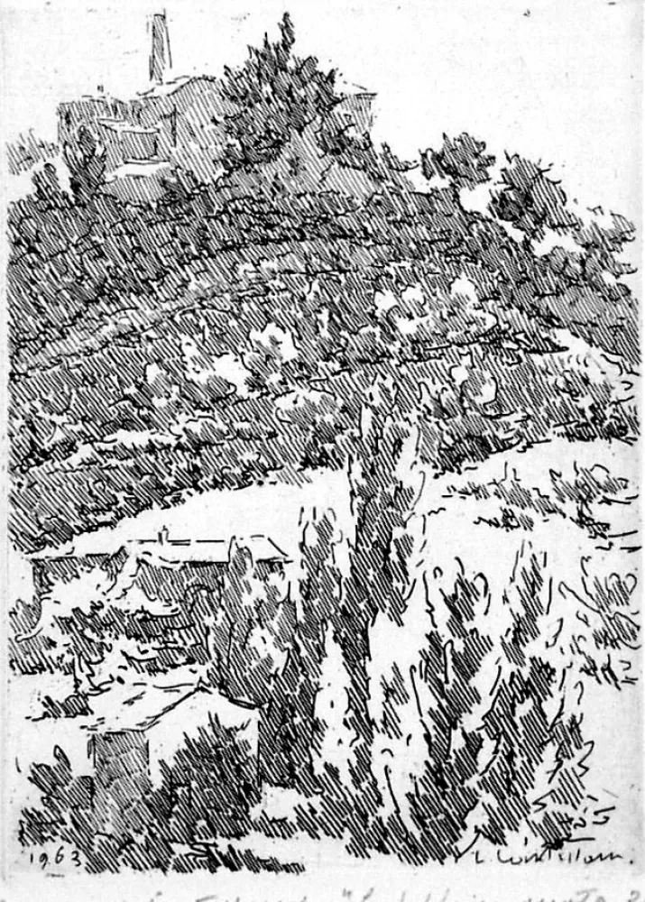 Engraving Castellani - La fabbrica vuota