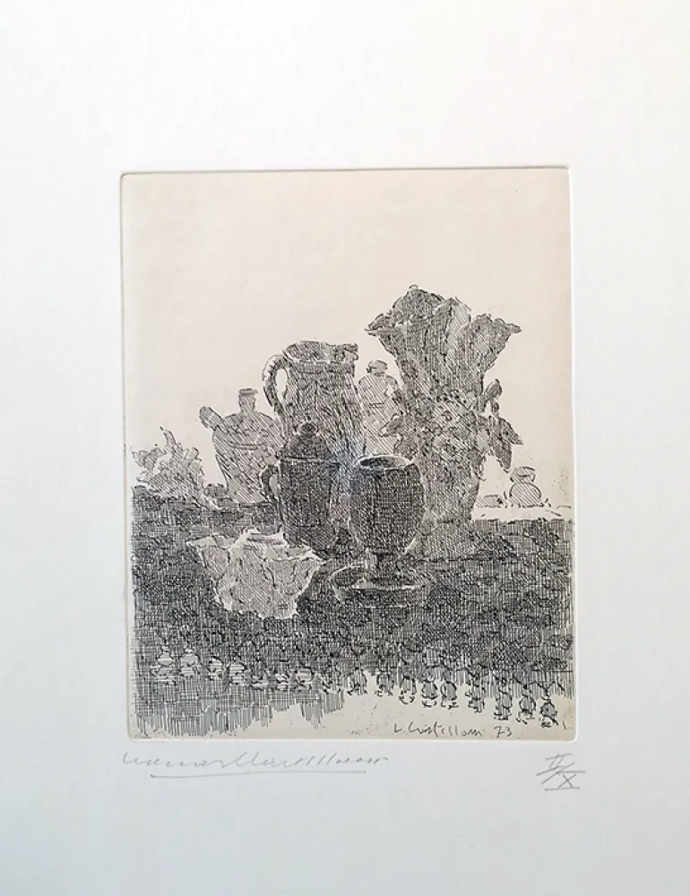 Engraving Castellani - La salsiera