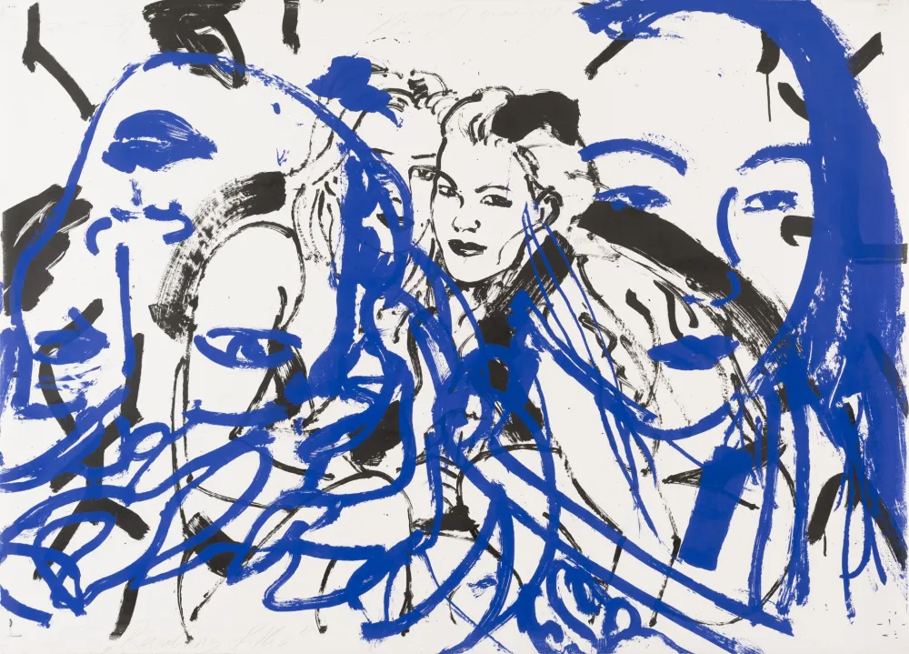 Lithograph Castelli - Revolving Litho