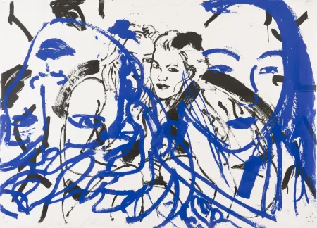 Lithograph Castelli - Revolving Litho