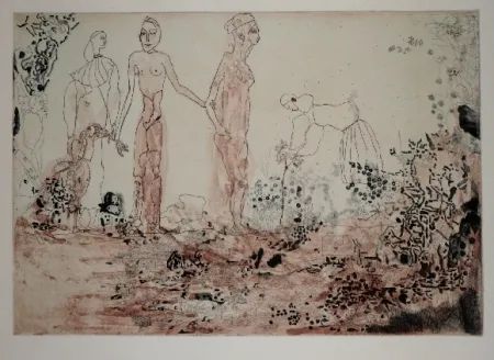 Etching And Aquatint Castillo - Agua amarga