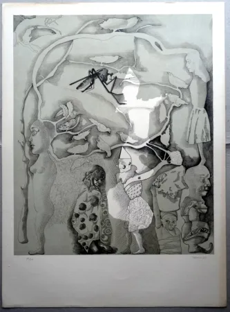 Lithograph Castillo - A.L. Galería Joan Prats