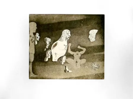 Etching Castillo - Composición Erótica