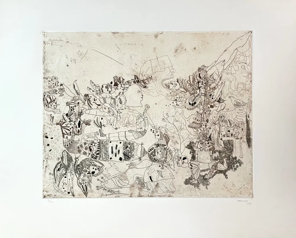 Etching Castillo - Composition