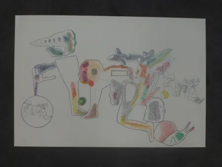 Lithograph Castillo - Hommage à Joan Prats