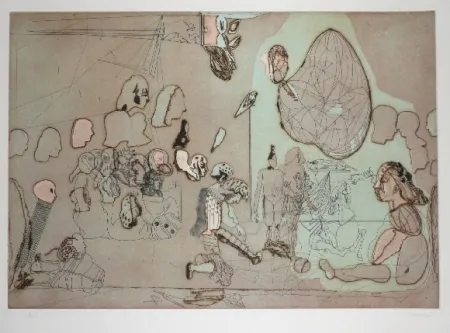 Etching And Aquatint Castillo - Palomares hoy