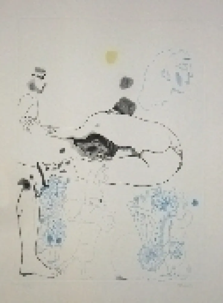 Etching And Aquatint Castillo - Sans Titre