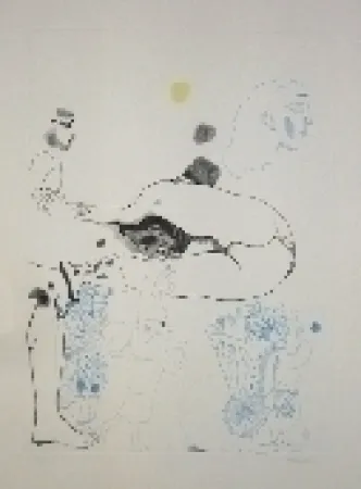 Etching And Aquatint Castillo - Sans Titre