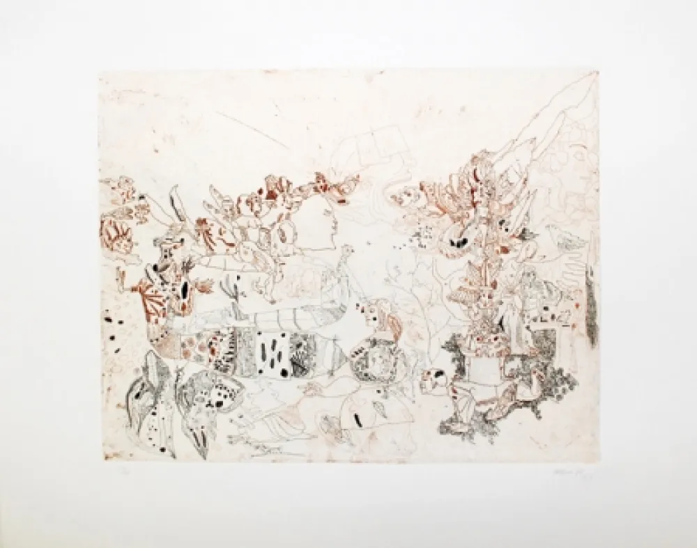 Engraving Castillo - Sin Título