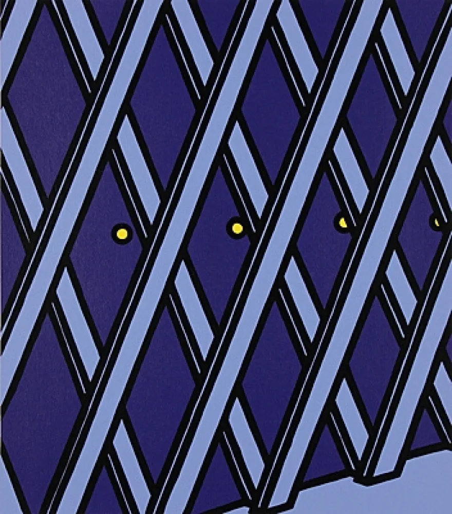 Screenprint Caulfield - Moi je veux vivre monotone