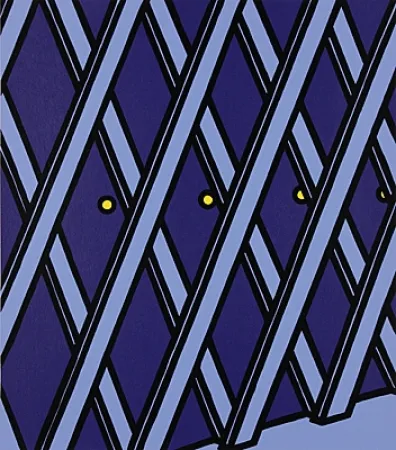 Screenprint Caulfield - Moi je veux vivre monotone