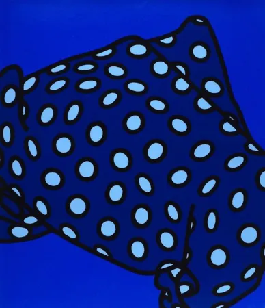 Screenprint Caulfield - She'll have forgotten her scarf, we wanted to bleed the silence