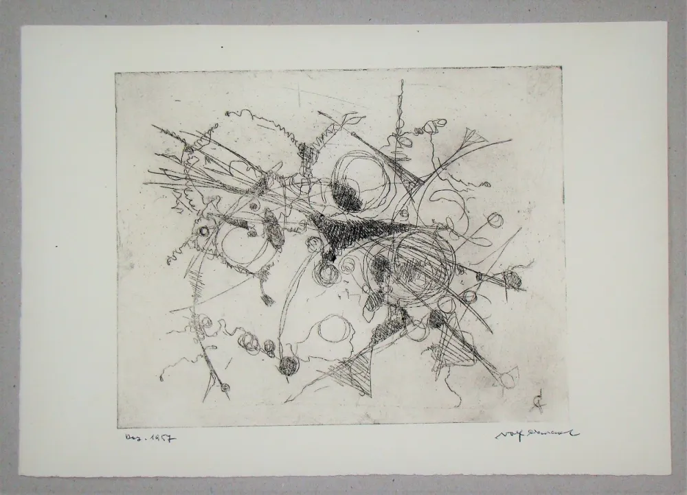 Engraving Cavael - Abstrakte Komposition