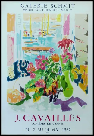 Poster Cavailles - J.CAVAILLÈS GALERIE SCHMIT - LUMIÈRES DE CANNES