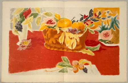 Lithograph Cavailles - Nature morte