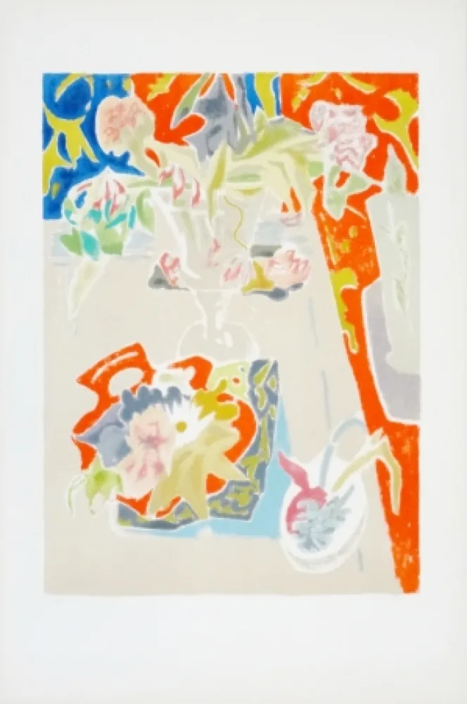 Lithograph Cavailles - Nature morte