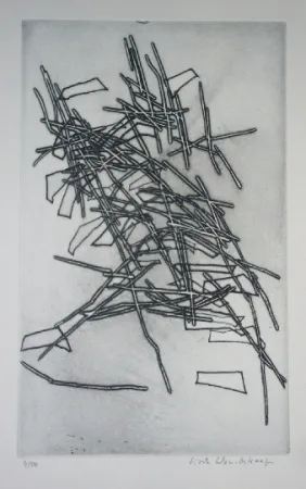 Engraving Celan Lestrange - Inachvé