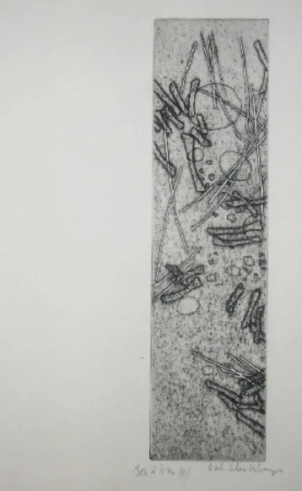 Etching Celan Lestrange - Schwarzmaut - 11