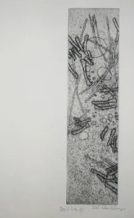 Etching Celan Lestrange - Schwarzmaut - 11