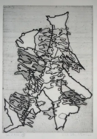Etching Celan Lestrange - Schwarzmaut - 13