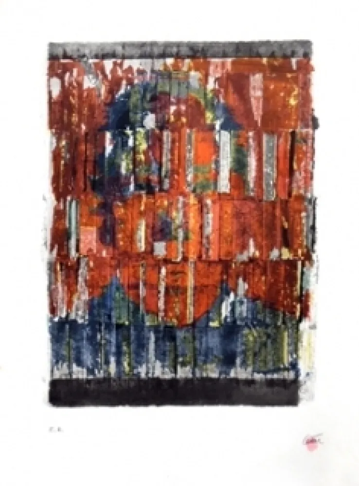 Lithograph Cesar - Arrachage