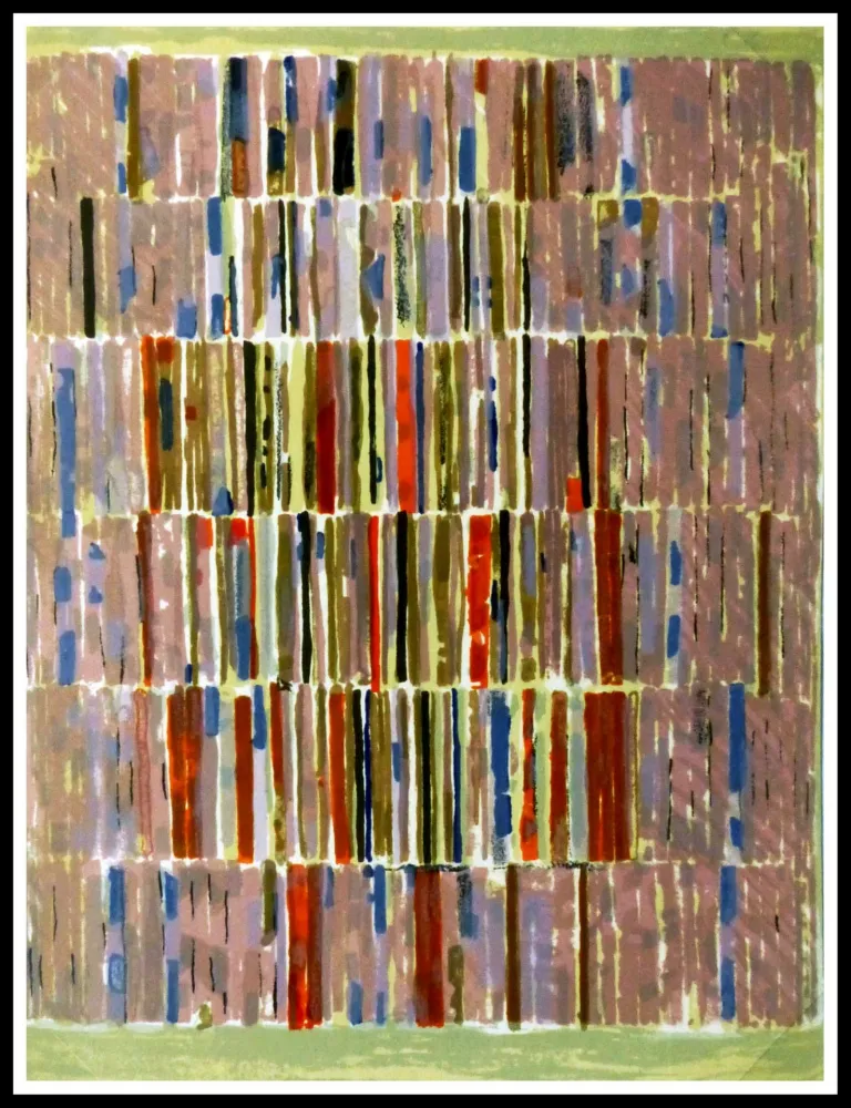 Lithograph Cesar - COMPOSITION 