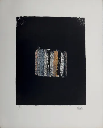 Lithograph Cesar - Composition, 1963 - Hand-signed & numbered!