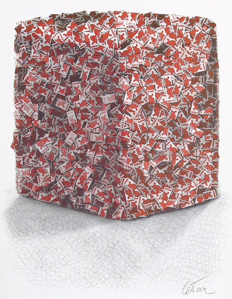 Lithograph Cesar - Compression Batibouw