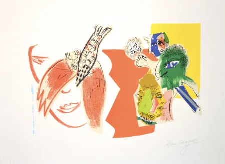 Lithograph Chagall - 20th Century Stage 2 - M470