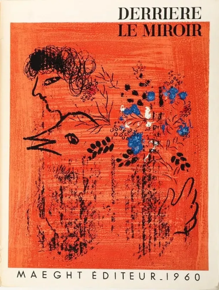 Lithograph Chagall - Bouquet à l'oiseau