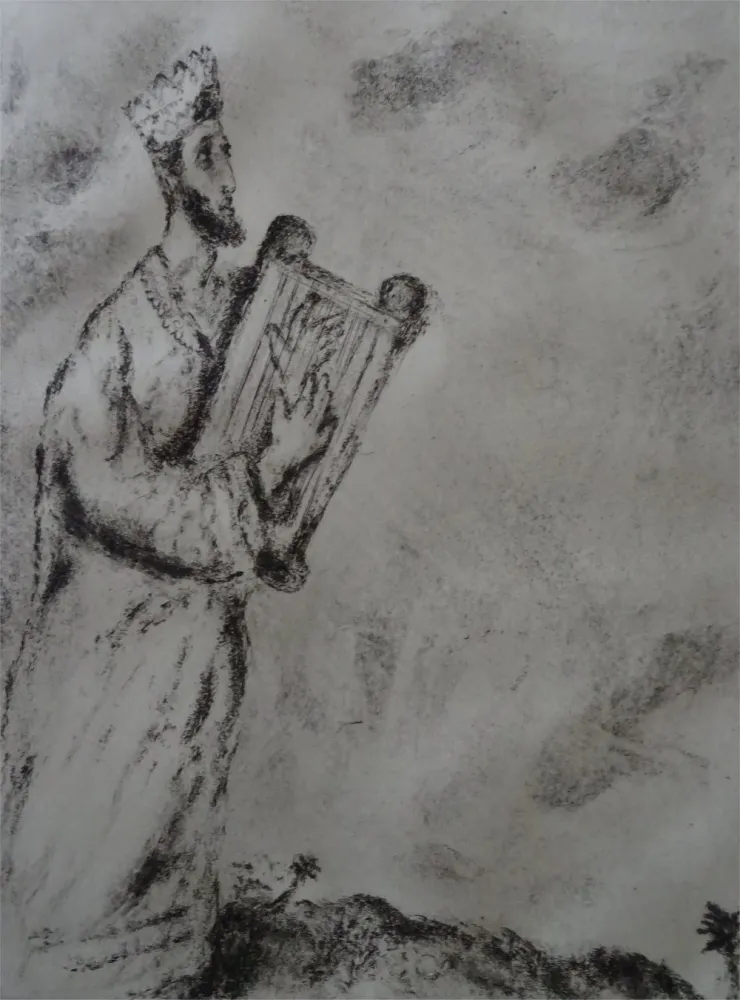 Engraving Chagall - Cantique de l'Arc