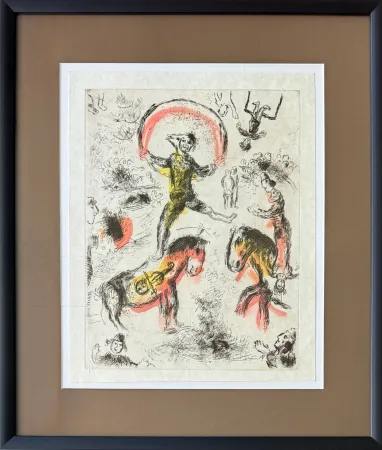 Etching And Aquatint Chagall - Celui qui dit les choses sans rien dire, Planche VI