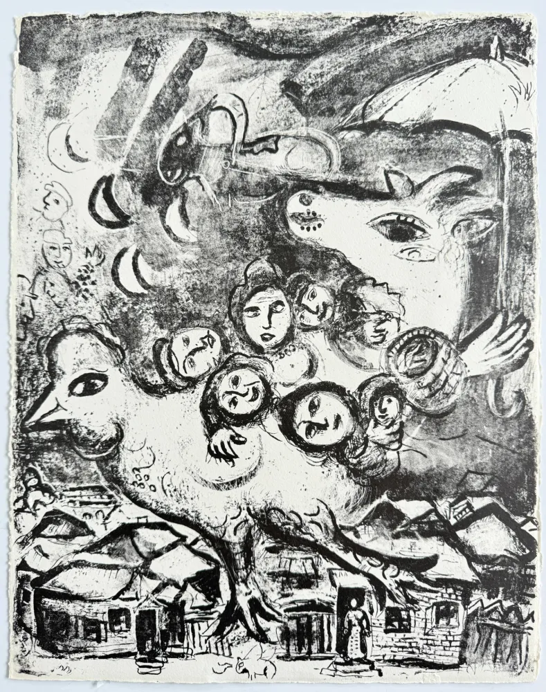 Lithograph Chagall - Cirque
