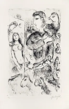 Lithograph Chagall - Création 