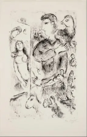 Lithograph Chagall - Création