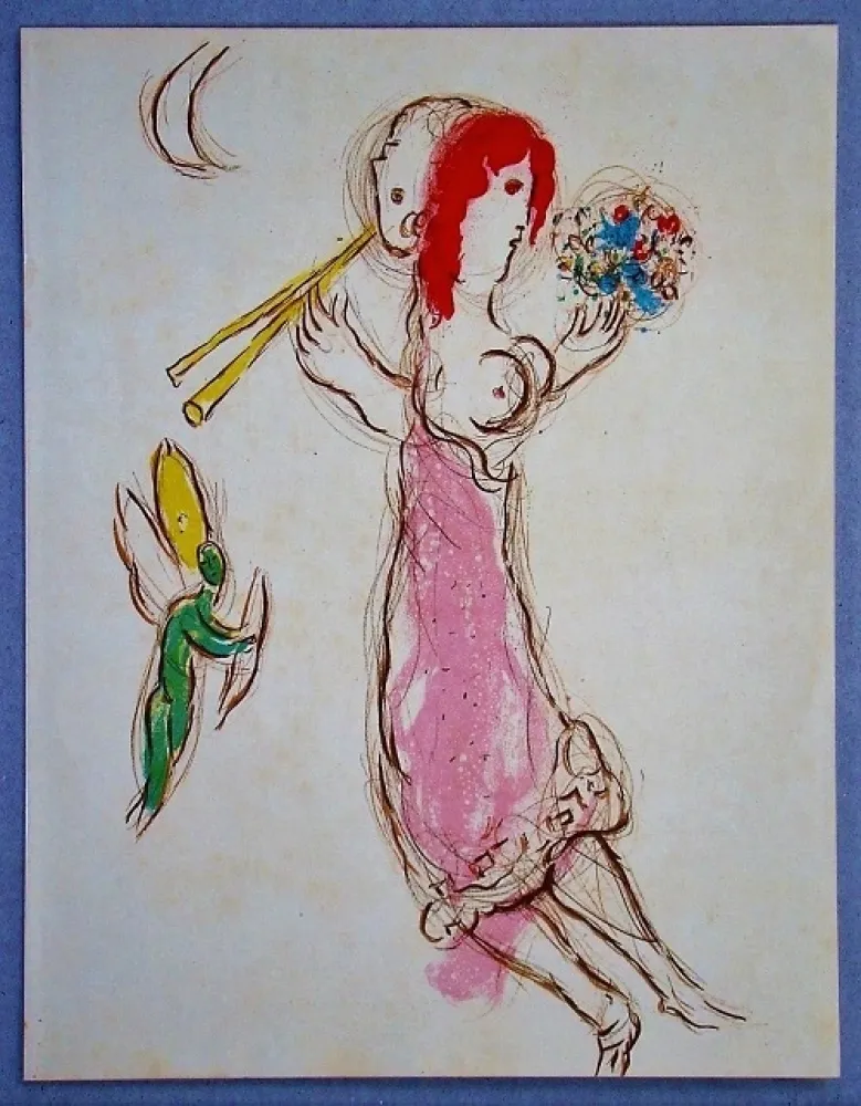 Lithograph Chagall - Daphnis et Chloé