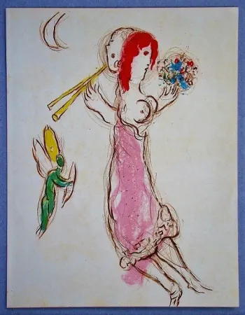 Lithograph Chagall - Daphnis et Chloé