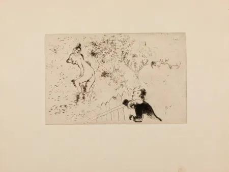 Etching Chagall - Desire III. Les sept Péchés capitaux (The Seven Deadly Sins)