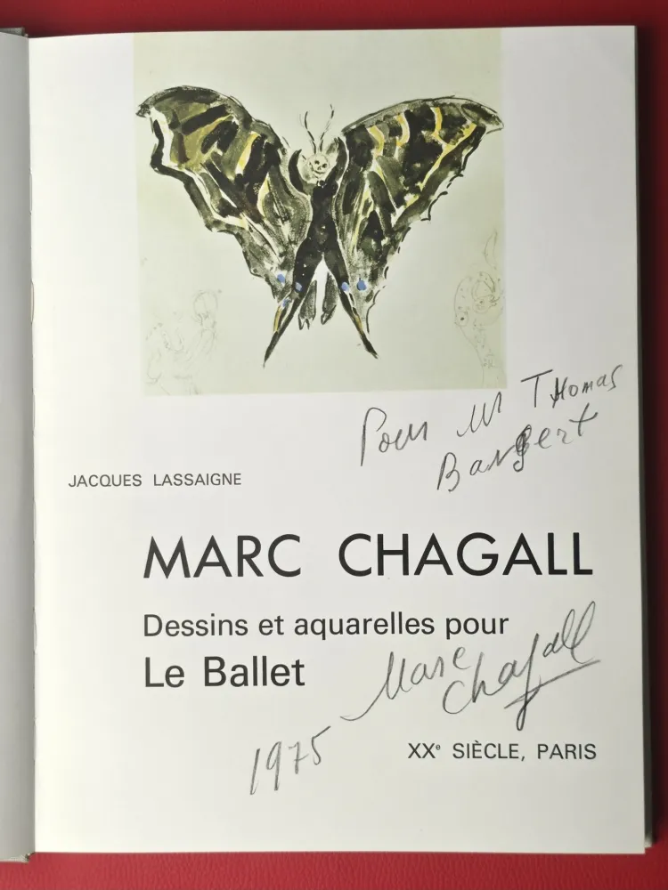 Illustrated Book Chagall - Dessins et aquarelles pour “Le Ballet”