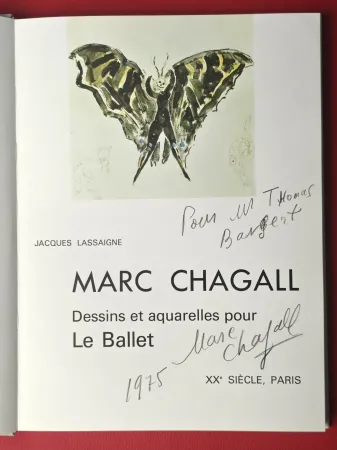 Illustrated Book Chagall - Dessins et aquarelles pour “Le Ballet”