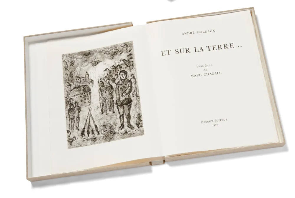 Illustrated Book Chagall - Et Sur La Terre