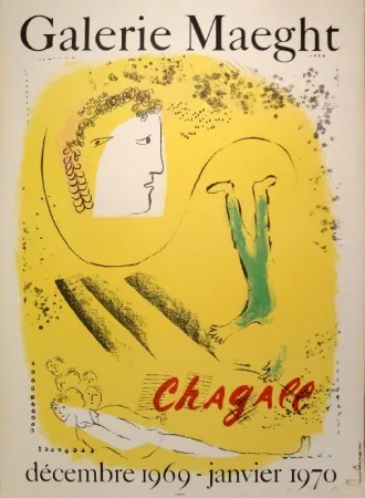 Lithograph Chagall - Galerie Maeght, Chagall