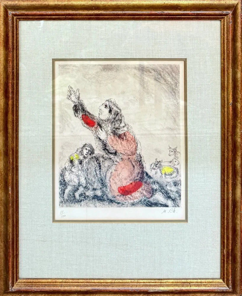 Engraving Chagall - Hannah Praying to God