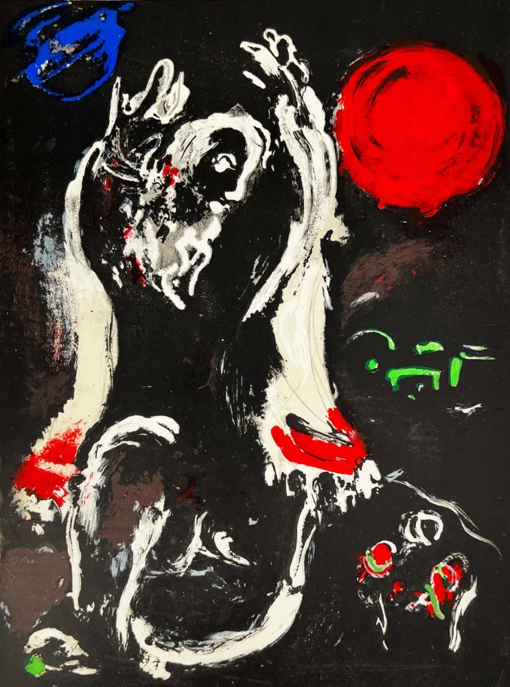 Lithograph Chagall - Isaiah