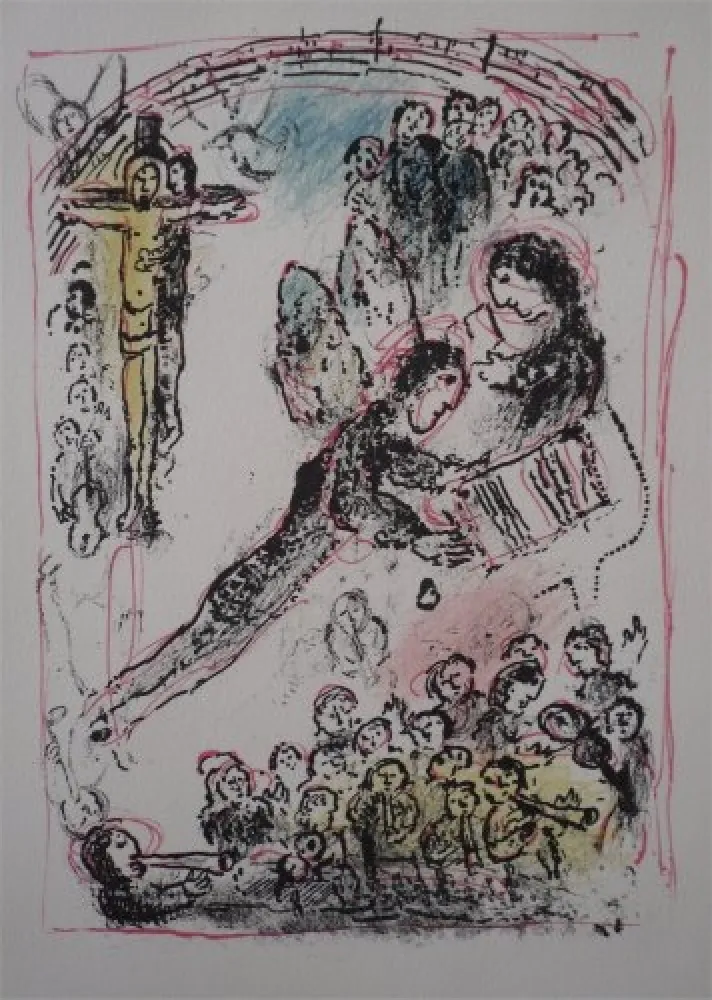 Lithograph Chagall - La Feerie et le Royaume, planche 7