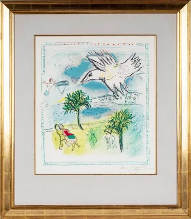 Lithograph Chagall - La Grande Corniche