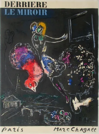 Lithograph Chagall - La Nuit a Paris