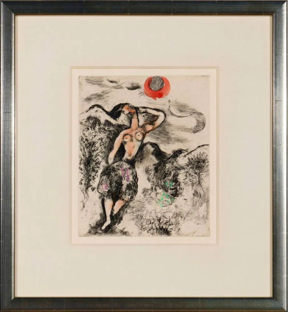 Engraving Chagall - La Souris Metamorphosée en Fille (The Mouse Transformed into a Girl)