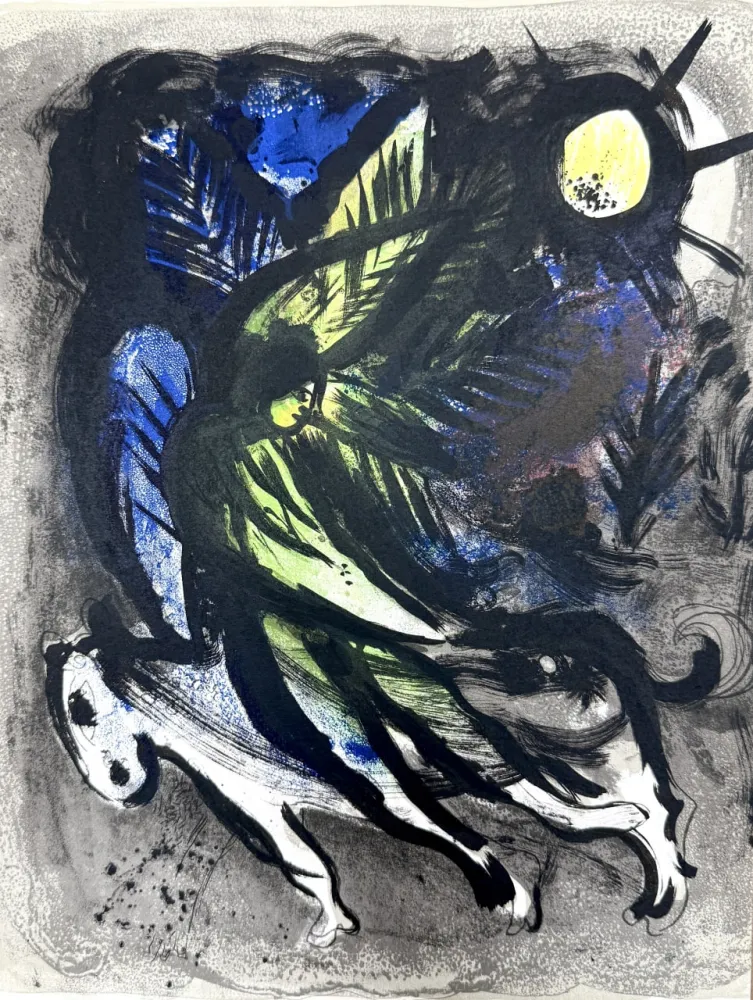 Lithograph Chagall - L’Ange